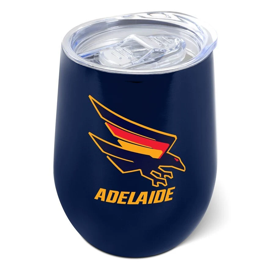 AFL Travel Tumbler - Adelaide Crows - Stainless Steel - 400ml