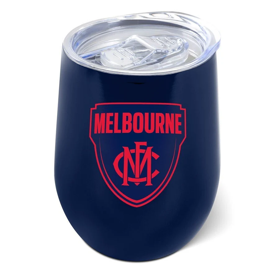 AFL Travel Tumbler - Melbourne Demons - Stainless Steel - 400ml - Image 2