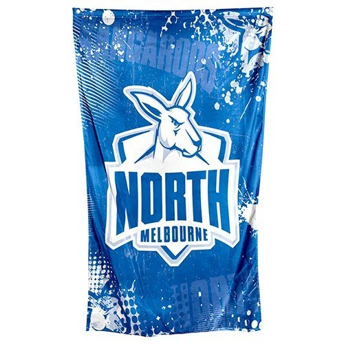 AFL Wall Flag Cape - North Melbourne Kangaroos - 150cm x 90cm - Steel Eyelets