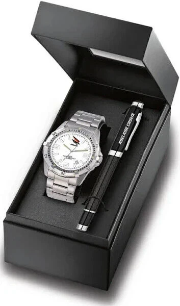 AFL Watch & Pen Gift Set - Adelaide Crows - Stainless Steel - Image 2