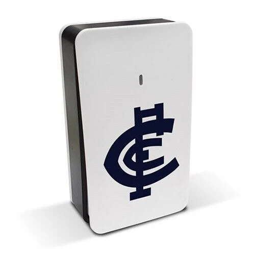 AFL Wireless Door Bell & Speaker Set - Carlton Blues - Plays The Team Song