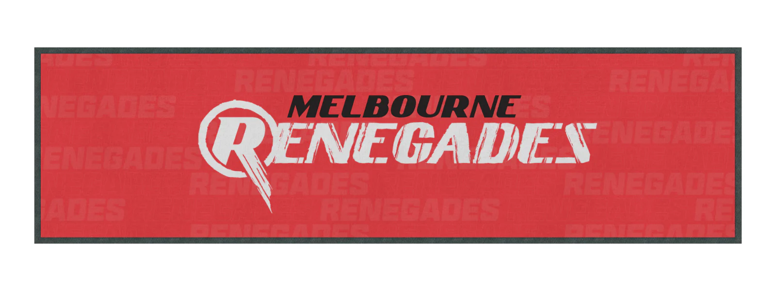 BBL Bar Runner - Melbourne Renegades - Big Bash League - Bar Mat - Rubber Backed - Image 2