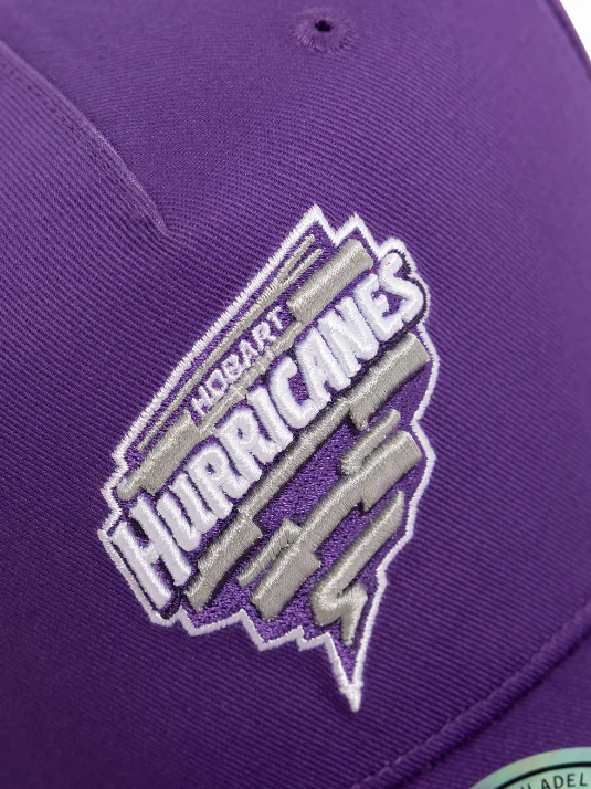 BBL Logo Pinch Panel Cap - Hobart Hurricanes - Adult - OSFM - Image 3