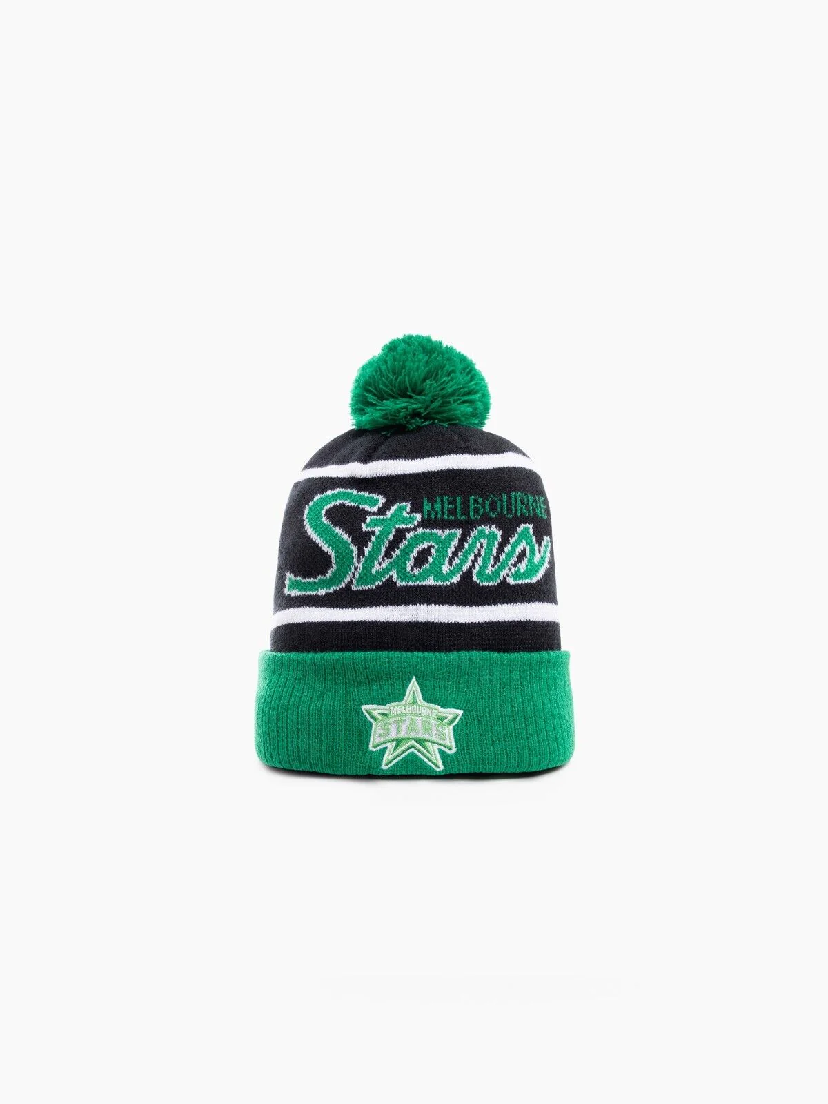 BBL Pom Pom Knit Beanie - Melbourne Stars - Adult - OSFM - Image 3