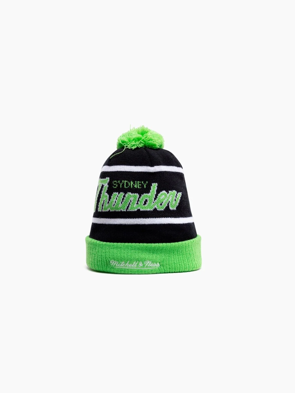 BBL Pom Pom Knit Beanie - Sydney Thunder - Adult - OSFM - Image 4