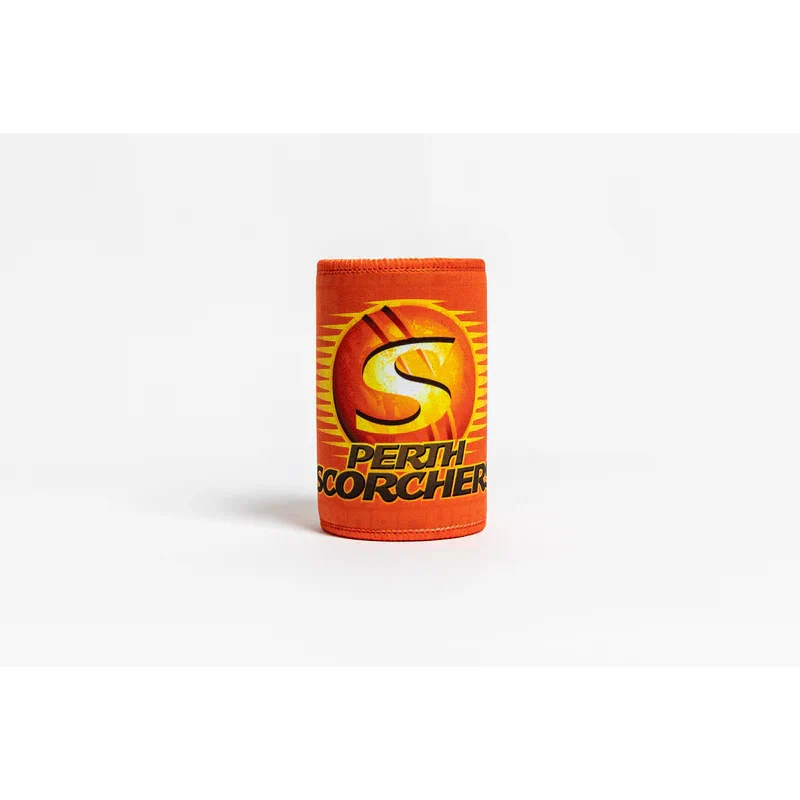 BBL Stubby Cooler Perth Scorchers Can Cooler Drink Rubber Base - Image 2