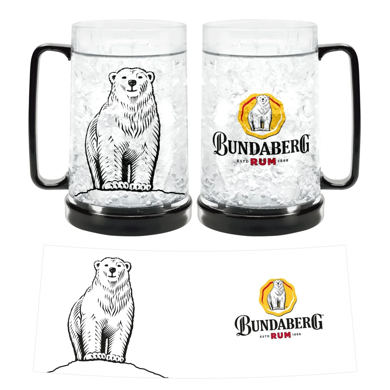 Bundaberg Rum Freeze Mug - Bundy Rum - Gel Freeze Drink - Image 2