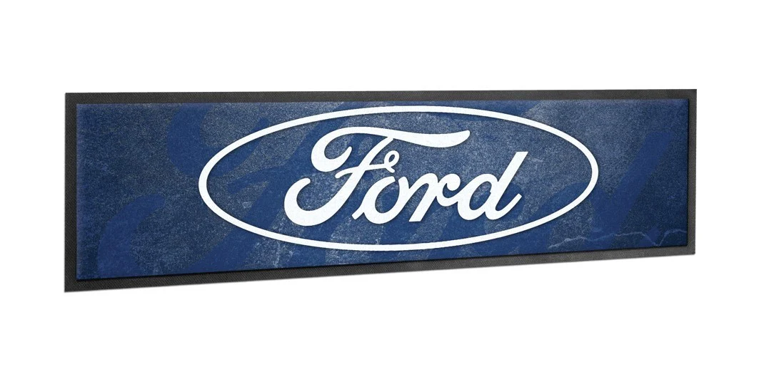 FORD Bar Runner - Logo - Rubber backed - Man Cave