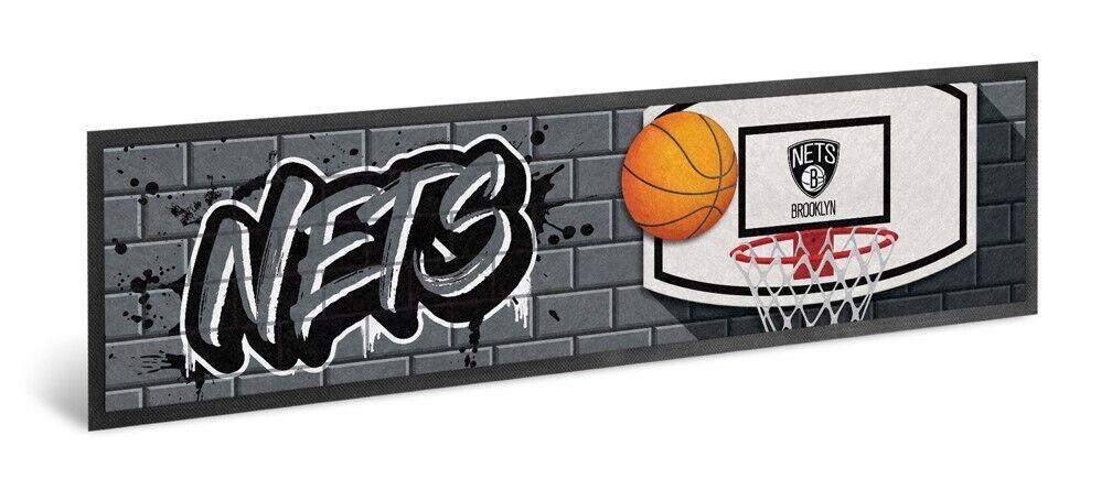 NBA Bar Runner - Brooklyn Nets - Bar Mat - Image 2