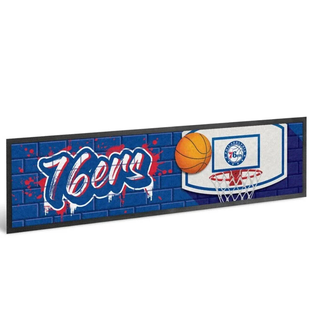 NBA Bar Runner - Philadelphia 76ers - Bar Mat - Image 2