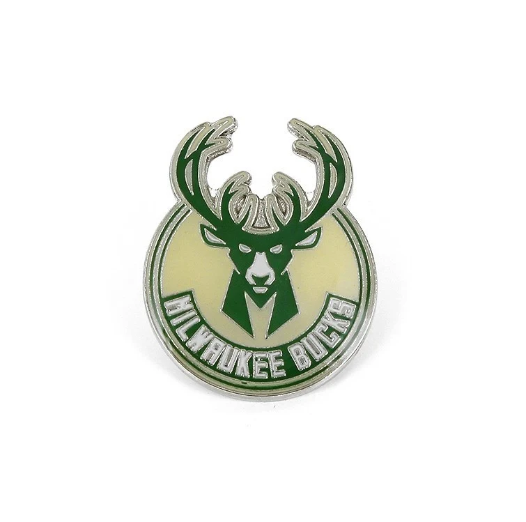 NBA Logo Pin - Milwaukee Bucks - Lapel Pin - Team Logo