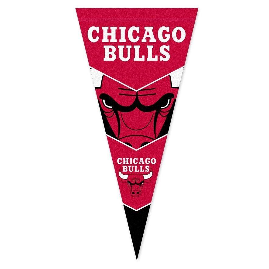 NBA Pennant Flag - Chicago Bulls - Felt - Single - Image 2