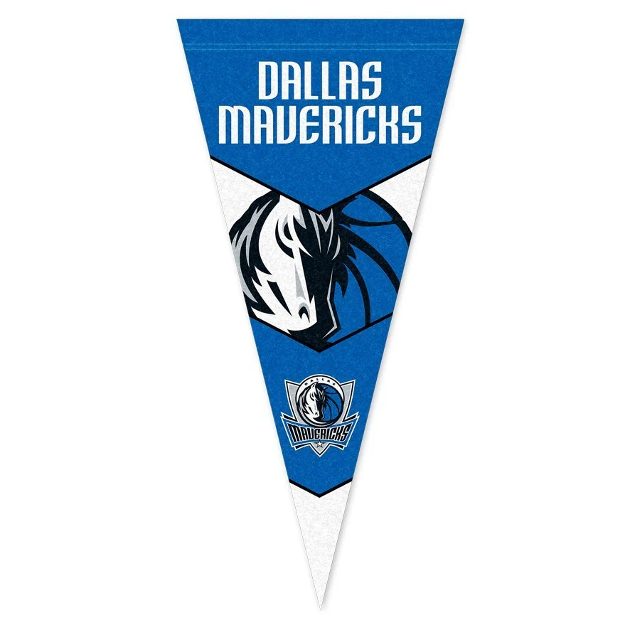 NBA Pennant Flag - Dallas Mavericks - Felt - Single - Image 2