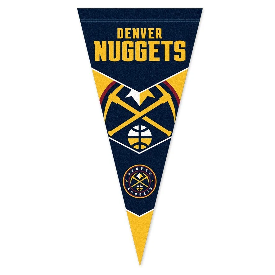 NBA Pennant Flag - Denver Nuggets- Felt - Single