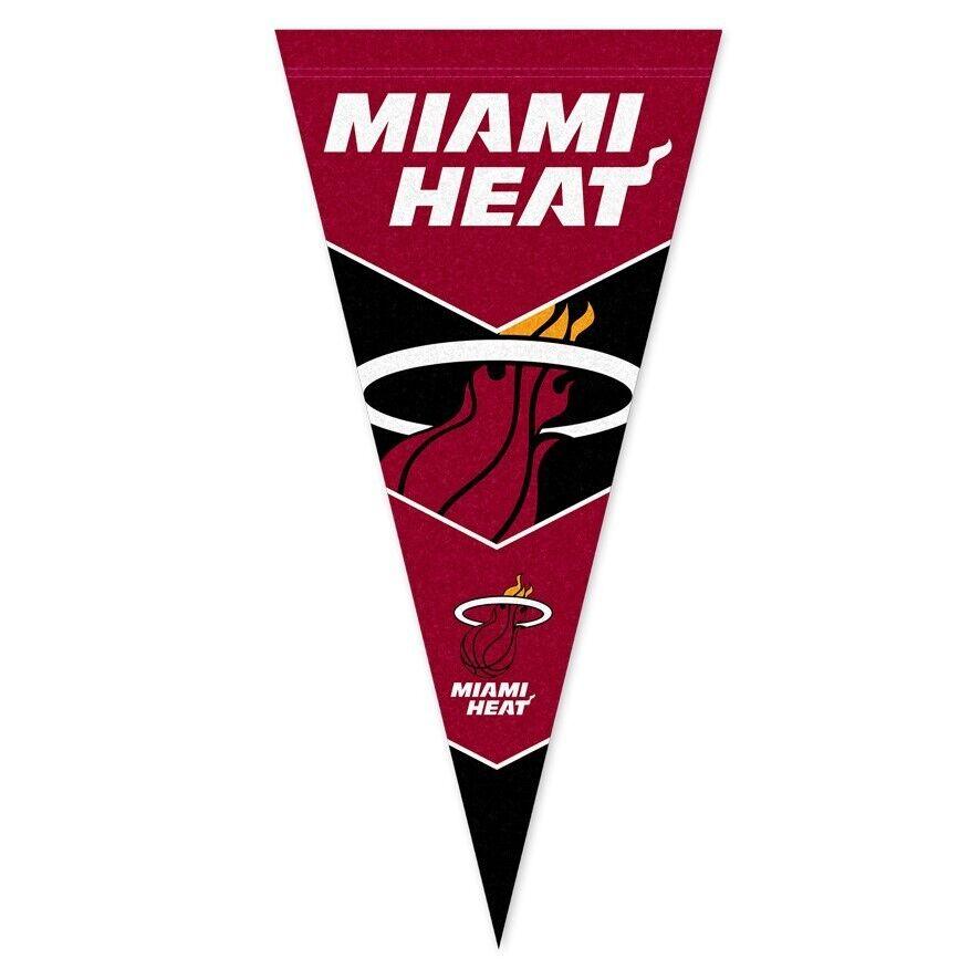 NBA Pennant Flag - Miami Heat - Felt - Single - Image 2