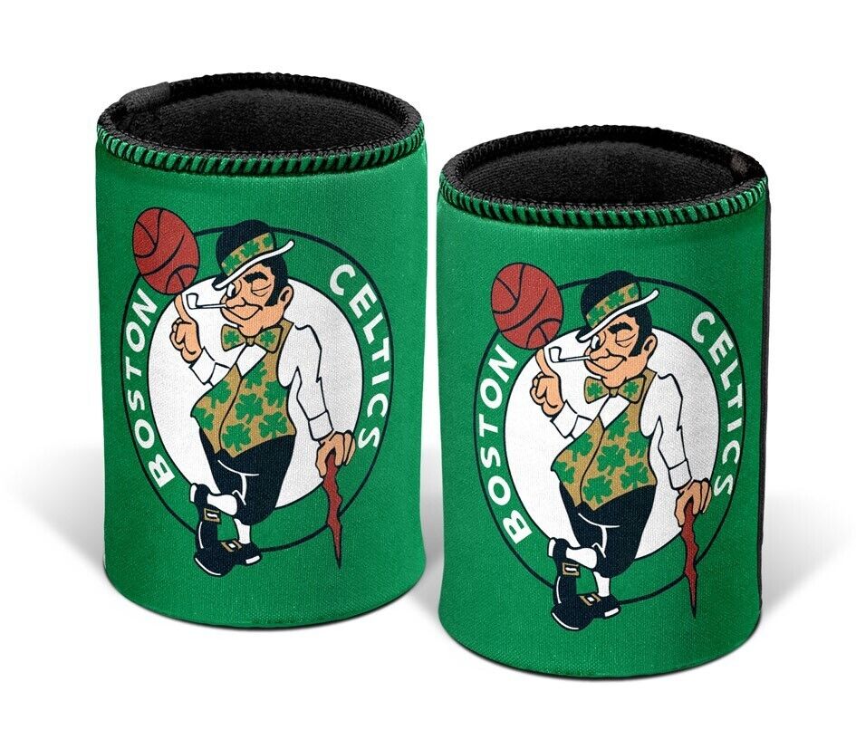 NBA Stubby Can Cooler - Boston Celtics - Rubber Base - Single - Image 2