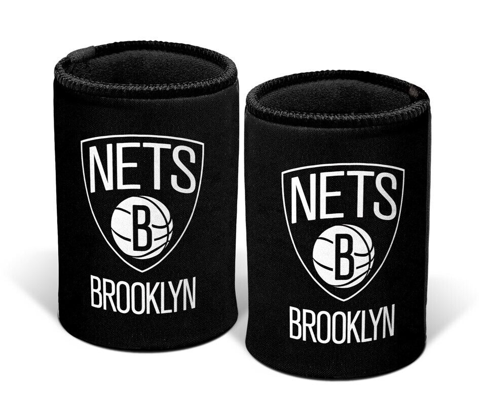 NBA Stubby Can Cooler - Brooklyn Nets - Rubber Base - Single - Image 2