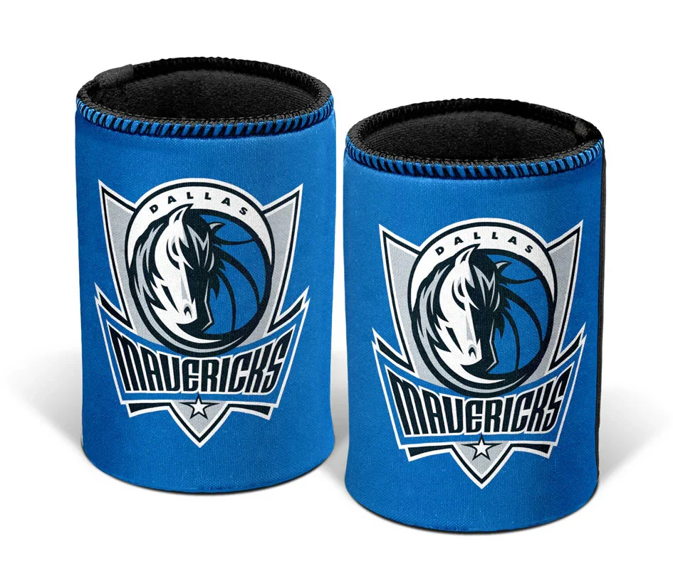 NBA Stubby Can Cooler  Dallas Mavericks  Rubber Base  Single