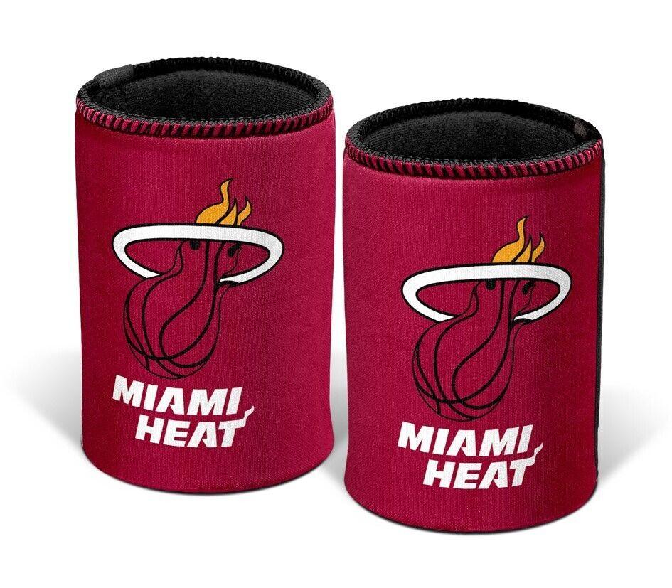 NBA Stubby Can Cooler - Miami Heat - Rubber Base - Single - Image 2