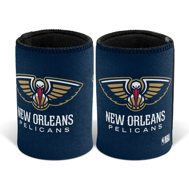 NBA Stubby Can Cooler - New Orleans Pelicans - Rubber Base - Single