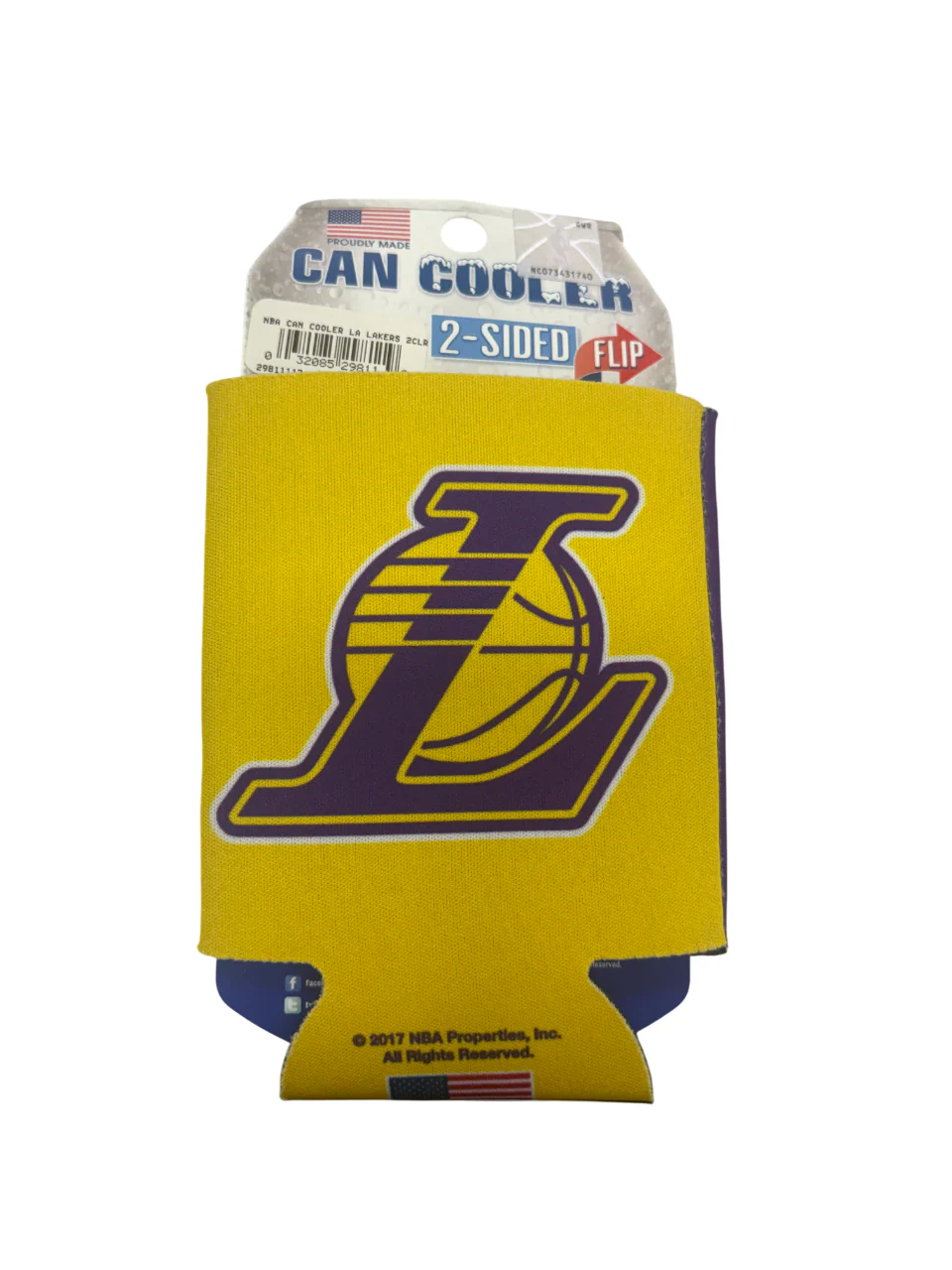 NBA Stubby Cooler - Los Angeles Lakers - 2 Sided Design - Image 2