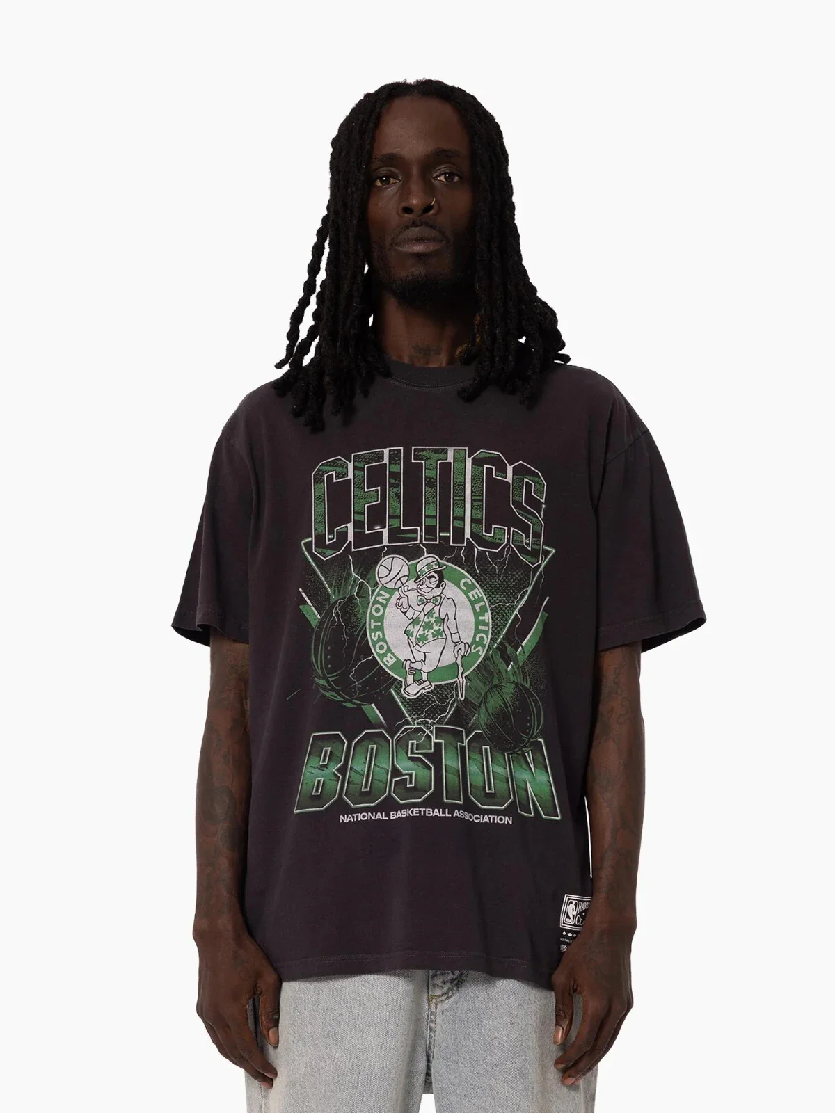 NBA Trigon Tee - Boston Celtics - Shirt - T-Shirt - Mens - Adult