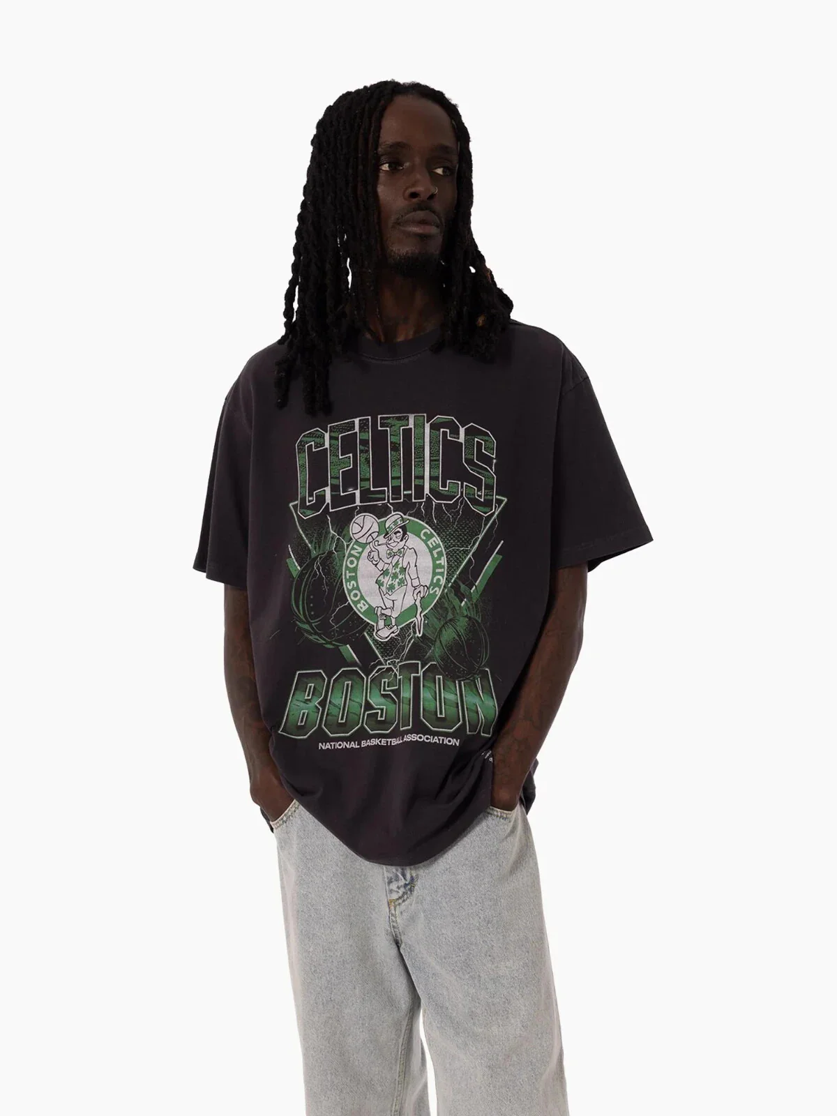 NBA Trigon Tee - Boston Celtics - Shirt - T-Shirt - Mens - Adult - Image 3