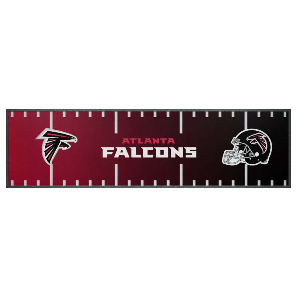 NFL Bar Runner - Atlanta Falcons - 25x90cm - Rubber Backed - Image 2