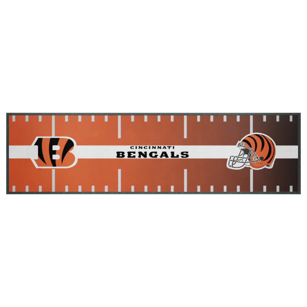 NFL Bar Runner - Cincinnati Bengals - 25x90cm - Rubber Backed