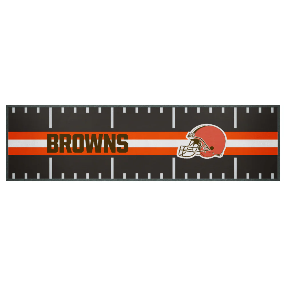 NFL Bar Runner - Cleveland Browns - 25x90cm - Rubber Backed - Image 2