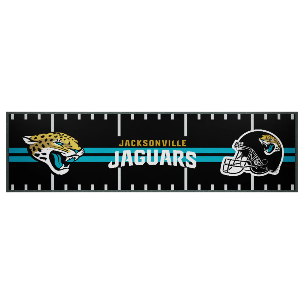 NFL Bar Runner - Jacksonville Jaguars - 25x90cm - Rubber Backed