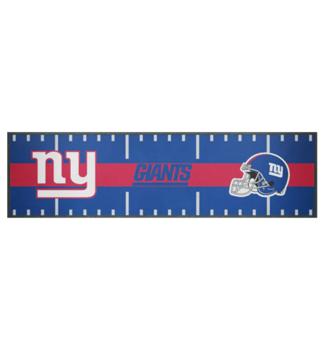 NFL Bar Runner - New York Giants - 25x90cm - Rubber Backed