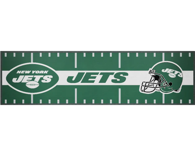 NFL Bar Runner - New York Jets - 25x90cm - Rubber Backed - Image 2