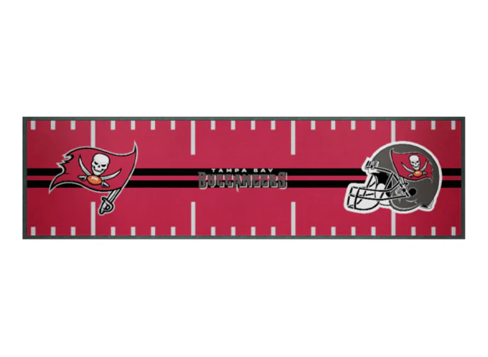 NFL Bar Runner - Tampa Bay Buccaneers - 25x90cm - Rubber Backed