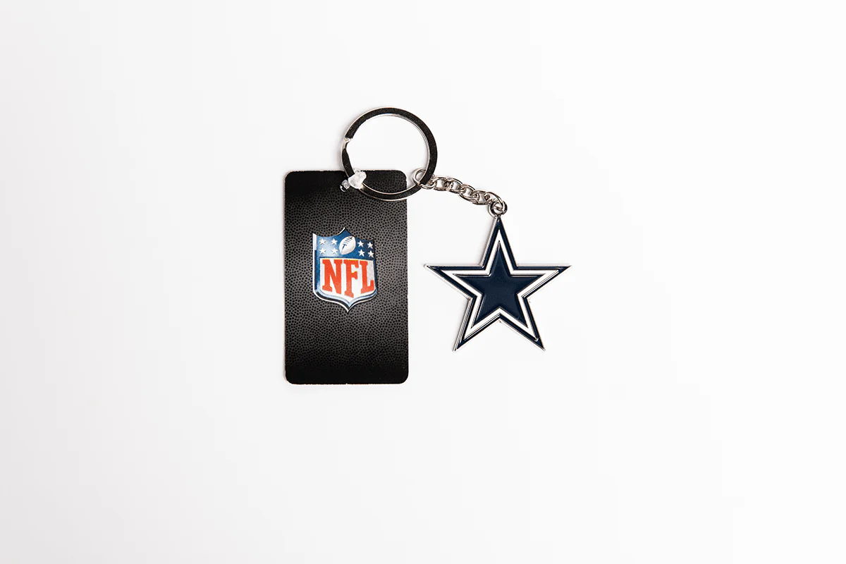 NFL Logo Keyring - Dallas Cowboys - Key Ring - Metal