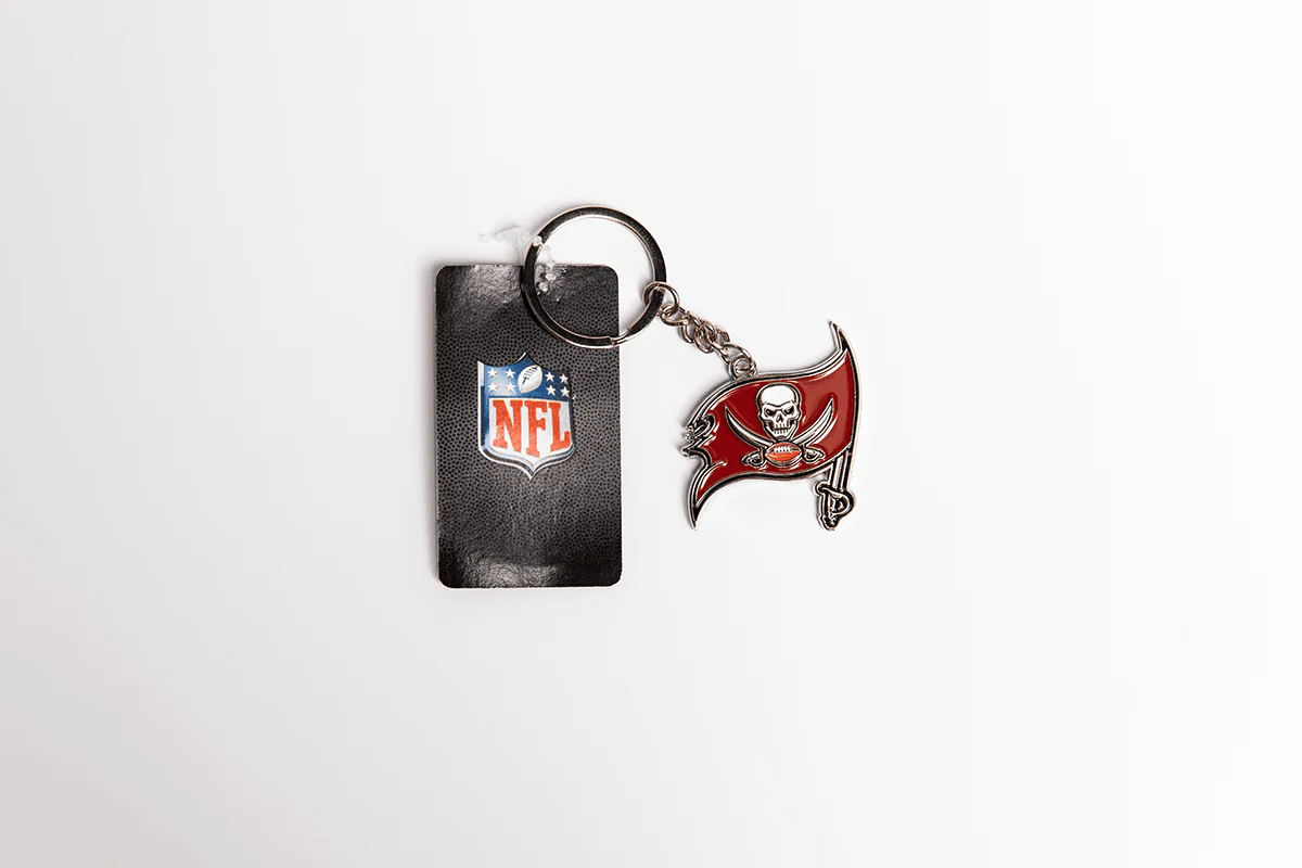 NFL Logo Keyring - Tampa Bay Buccaneers - Key Ring - Metal - Image 2