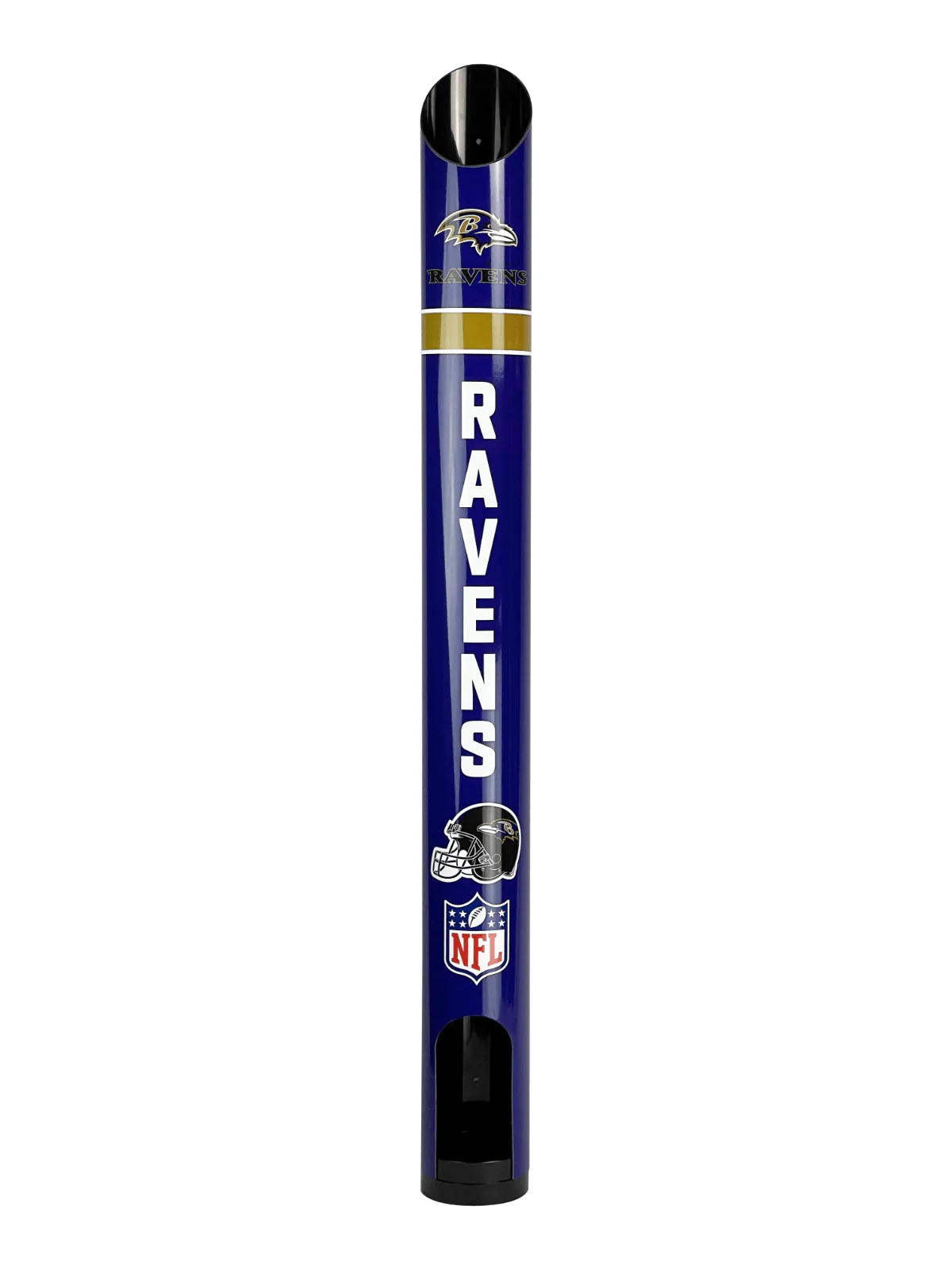 NFL Stubby Cooler Dispenser - Baltimore Ravens - Fits 8 Cooler Wall Mount - Image 2