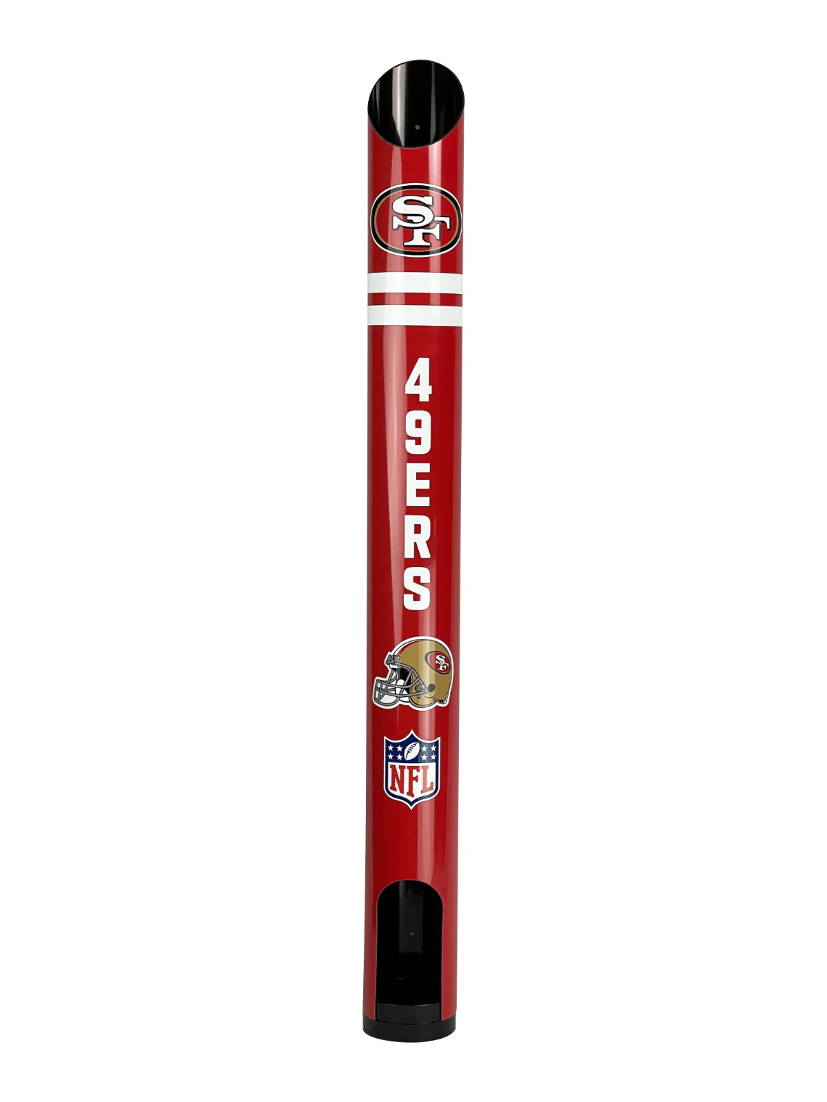NFL Stubby Cooler Dispenser - San Francisco 49ers - Fits 8 Coolers - Wall Mount - Image 2