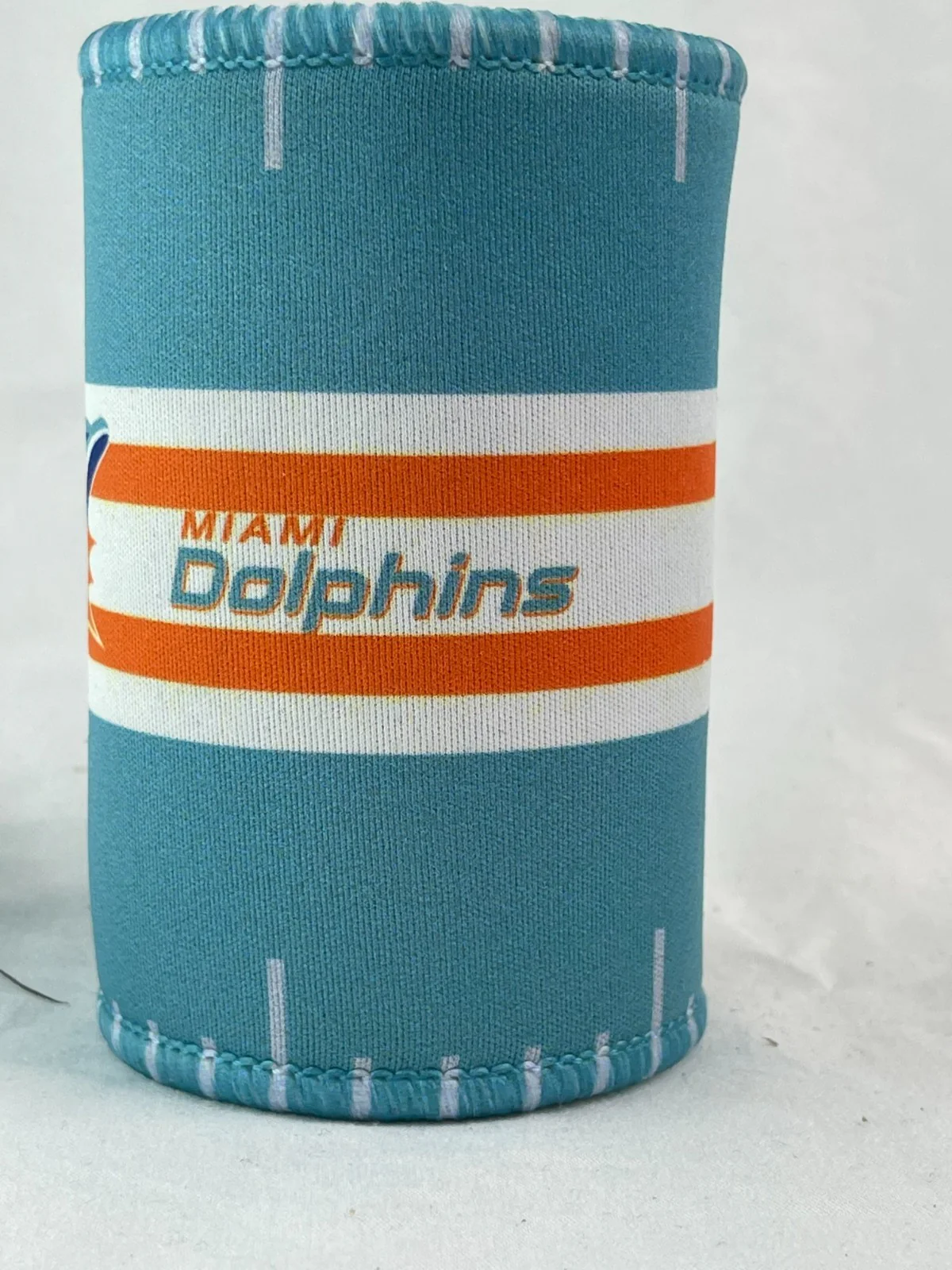 NFL Stubby Cooler - Miami Dolphins - Can Cooler - Drink - Rubber Base - Image 2