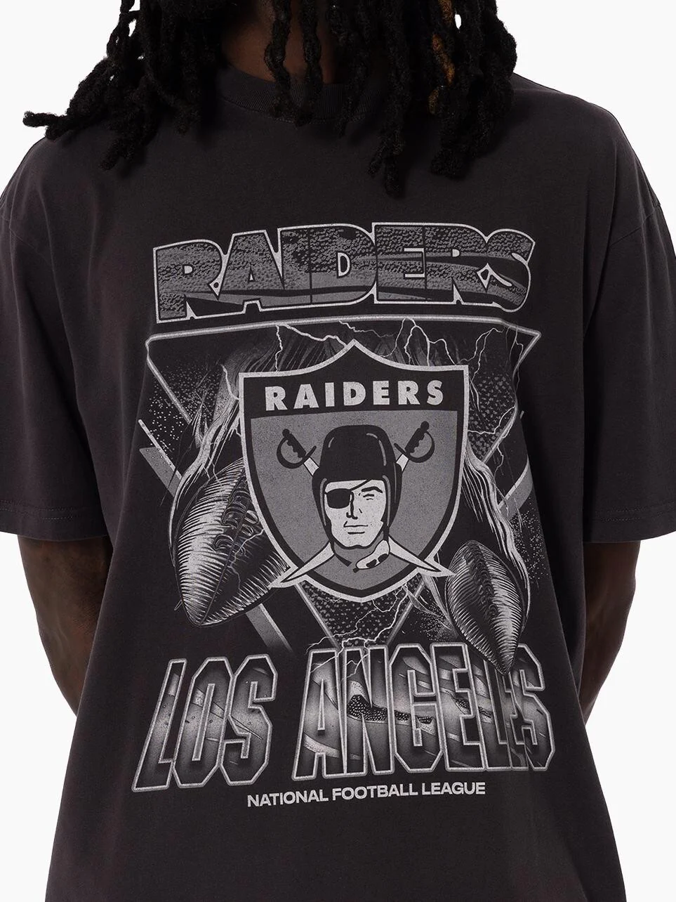 NFL Trigon Tee - Las Vegas Raiders - Shirt - T-Shirt - Mens - Adult - Image 4