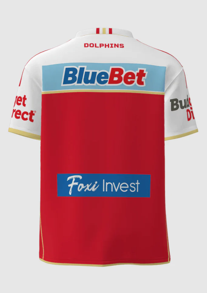 NRL 2023 Heritage Jersey - Dolphins - Mens - Rugby League - CLASSIC - Image 2
