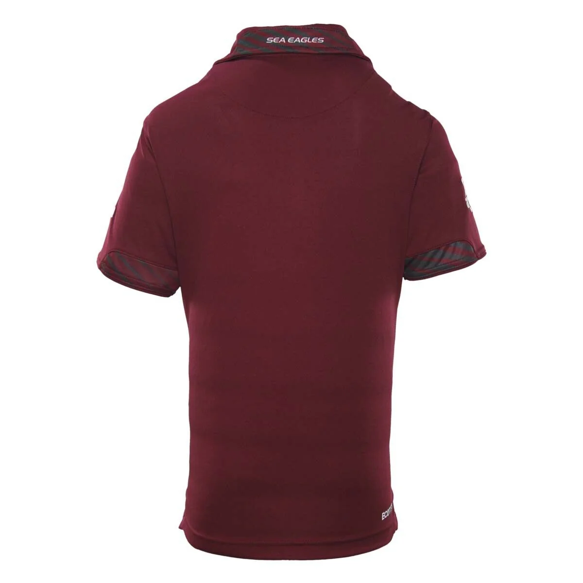NRL 2023 Media Polo Shirt - Manly Sea Eagles - Maroon - YOUTH - DYNASTY - Image 2