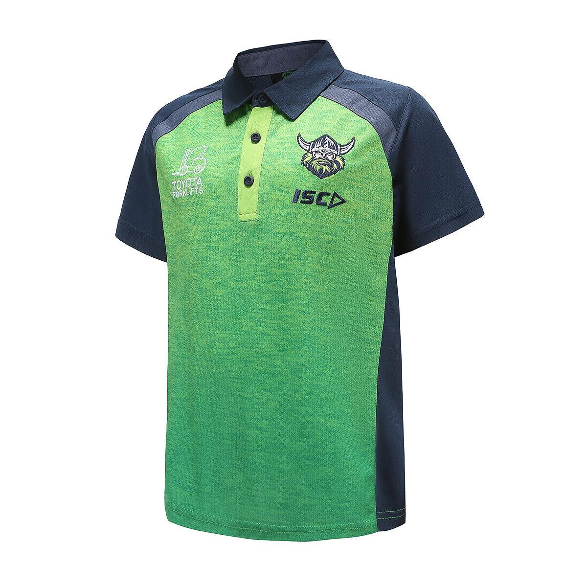 NRL 2023 Polo - Canberra Raiders - YOUTH - Kids - Rugby League - ISC - Image 2