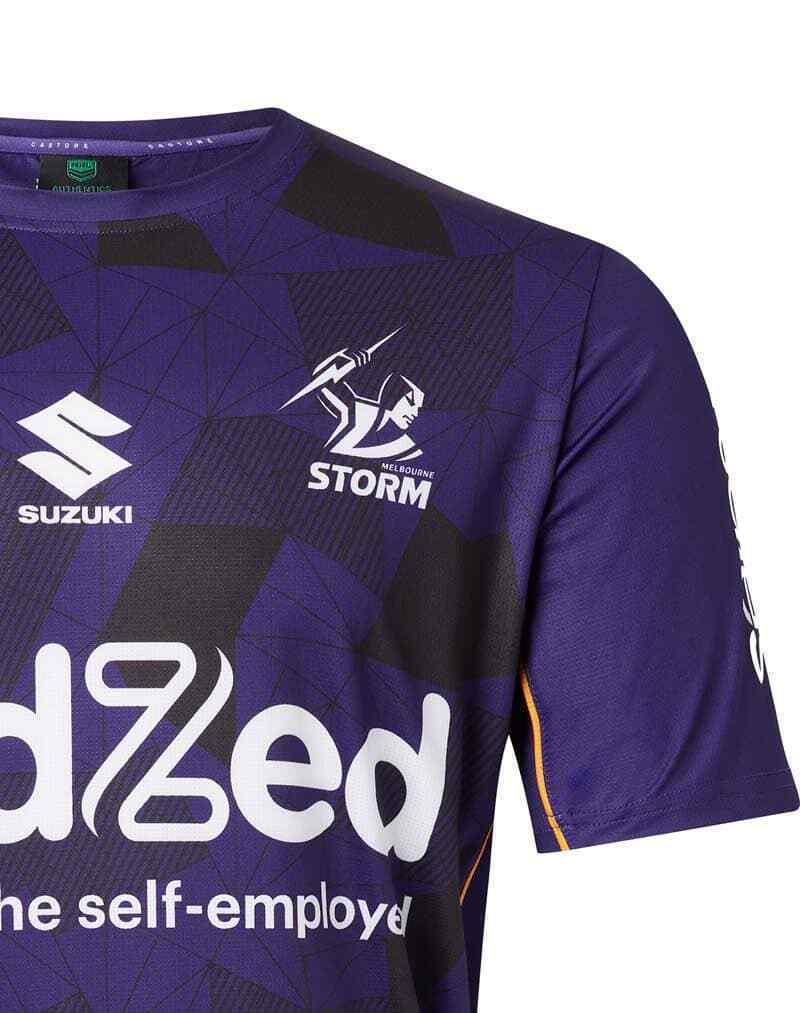NRL 2023 Training Tee - Melbourne Storm - Mens - Image 3