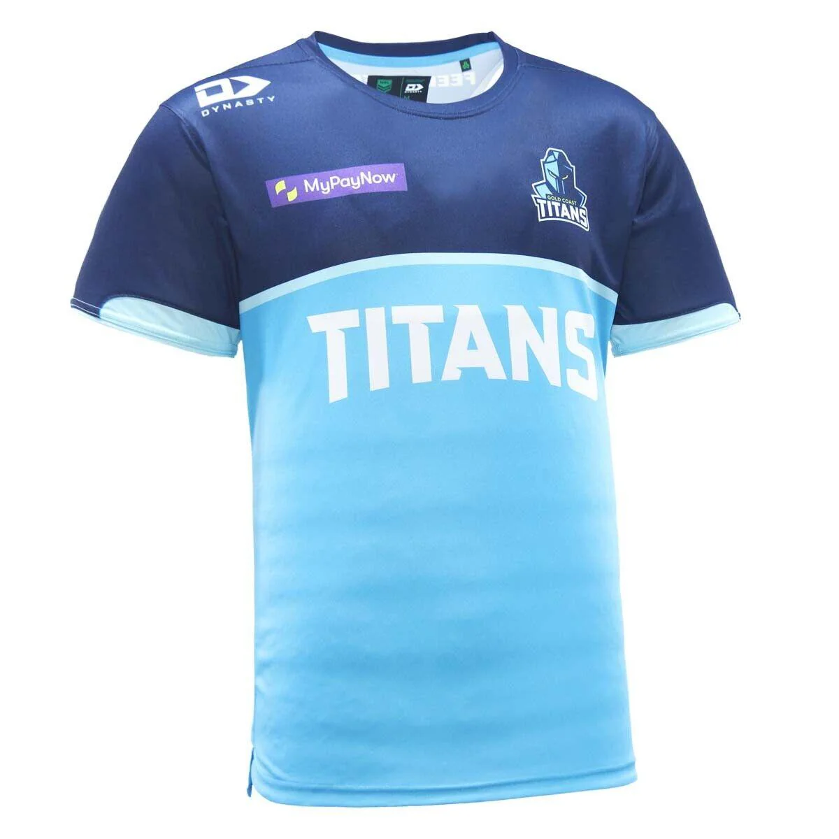 NRL 2023 Warm Up Tee Shirt - Gold Coast Titans - Adult - T-Shirt - DYNASTY - Image 4