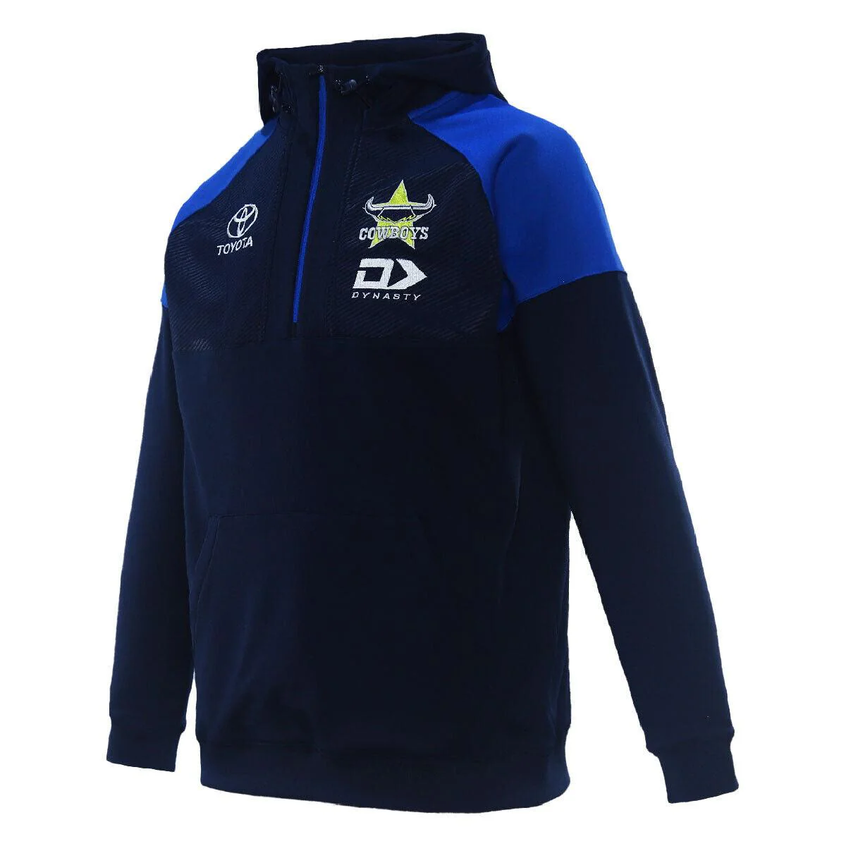 NRL 2024 1/4 Zip Pullover Hoodie - North Queensland Cowboys - Adult - DYNASTY - Image 3