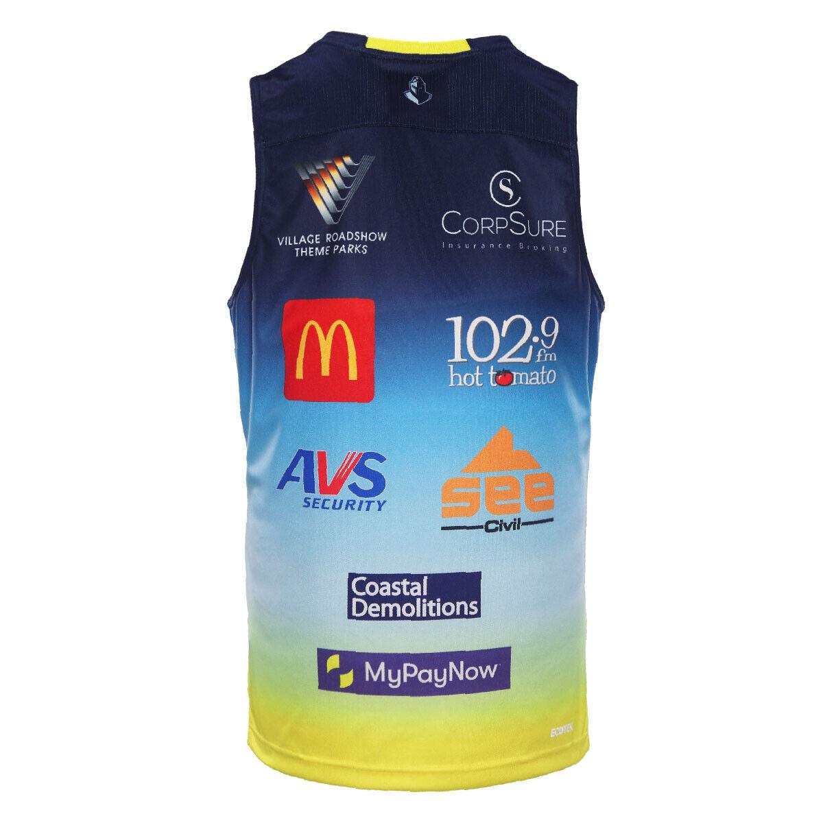 NRL 2024 Coaches Singlet - Gold Coast Titans - Adult - Mens - Image 2