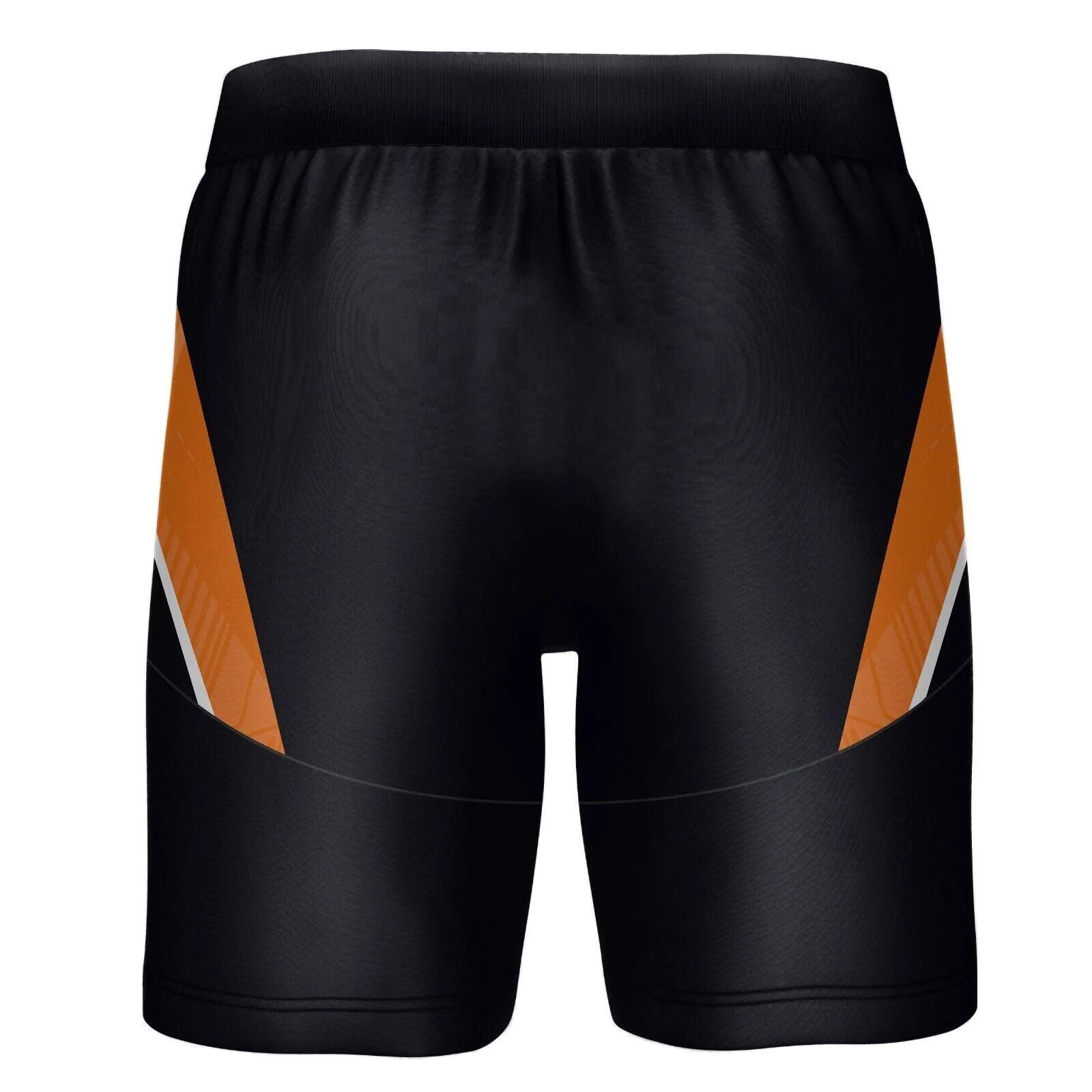 NRL 2024 Gym Shorts - West Tigers - Black - Adult - Mens - Image 3