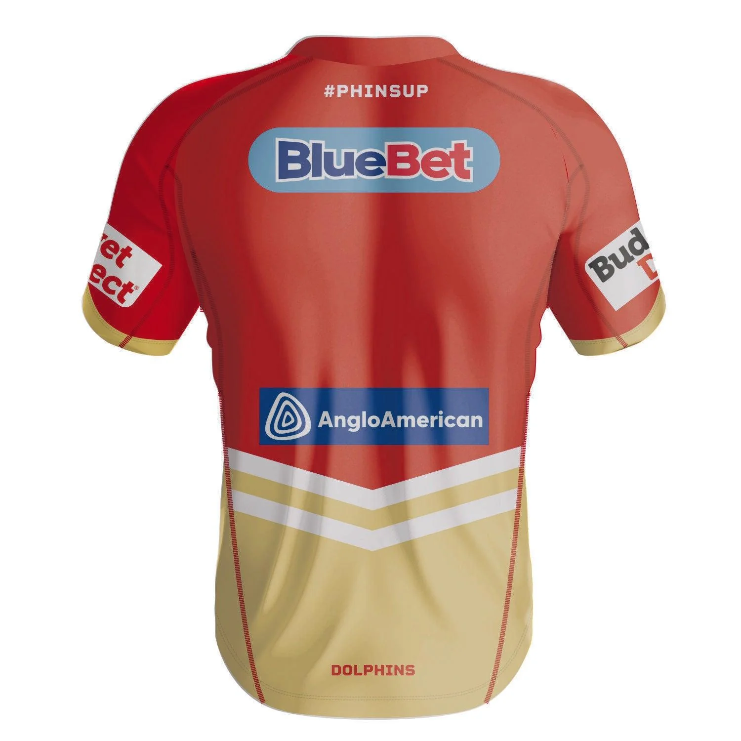 NRL 2024 Home Jersey - Dolphins - Adult - Mens - Image 2