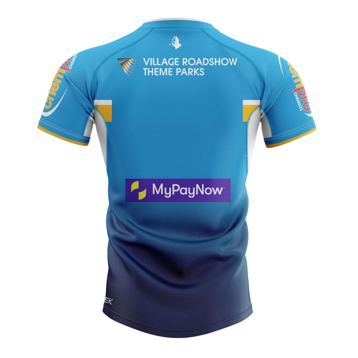 NRL 2024 Home Jersey - Gold Coast Titans - Adult - Mens - Image 2